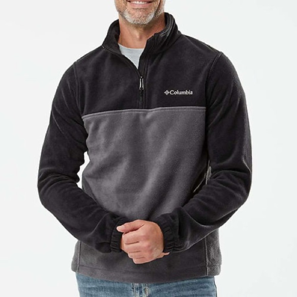 Columbia Men’s Steens Mountain Fleece Quarter Zip Pullover Size XL